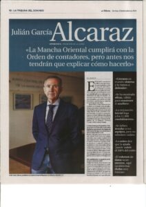 Entrevista del 15 de diciembre de 2024 en La Tribuna a Julián García Alcaraz sobre la Orden de contadores